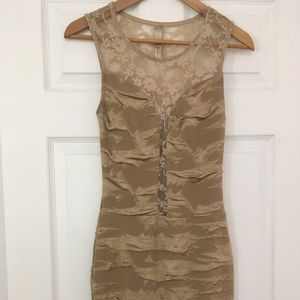 Mesh Gold Used Dress